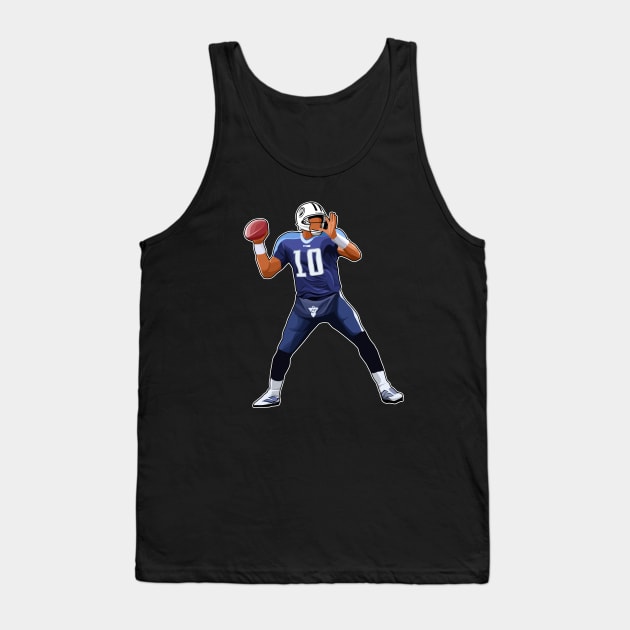 Vince Young #10 Throw A Pass Tank Top by GuardWall17